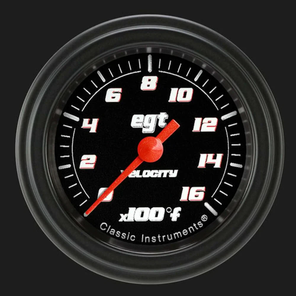 Velocity Black 2 1_8_ Exhaust Gas Temp. Gauge VS198BBLF